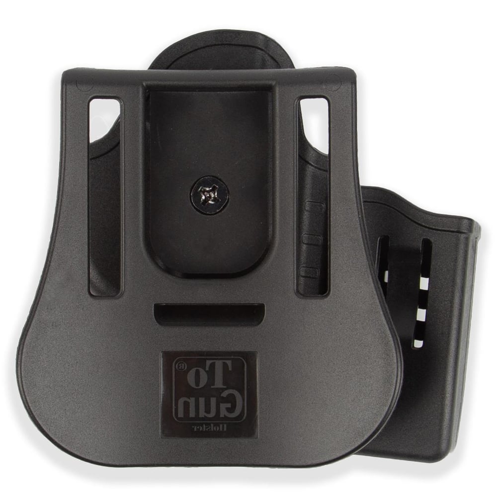 To Gun Holster Canik55 TP9 Serisi Tabanca Kılıfı Önü Şarjörlüklü Siyah SOL EL