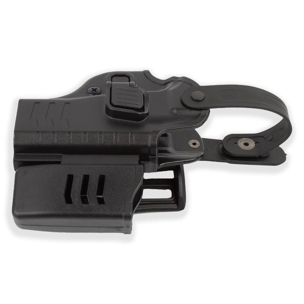 To Gun Holster Canik55 TP9 Serisi Tabanca Kılıfı Seviye 2 Önü Şarjörlüklü Siyah SAĞ EL