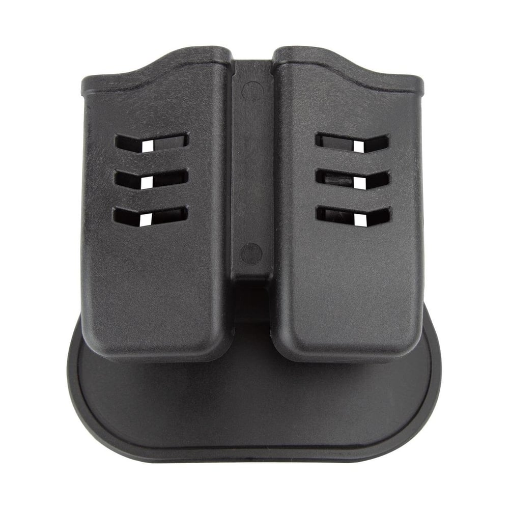 To Gun Holster Çiftli Polimer Taktik Şarjör Kılıfı Siyah