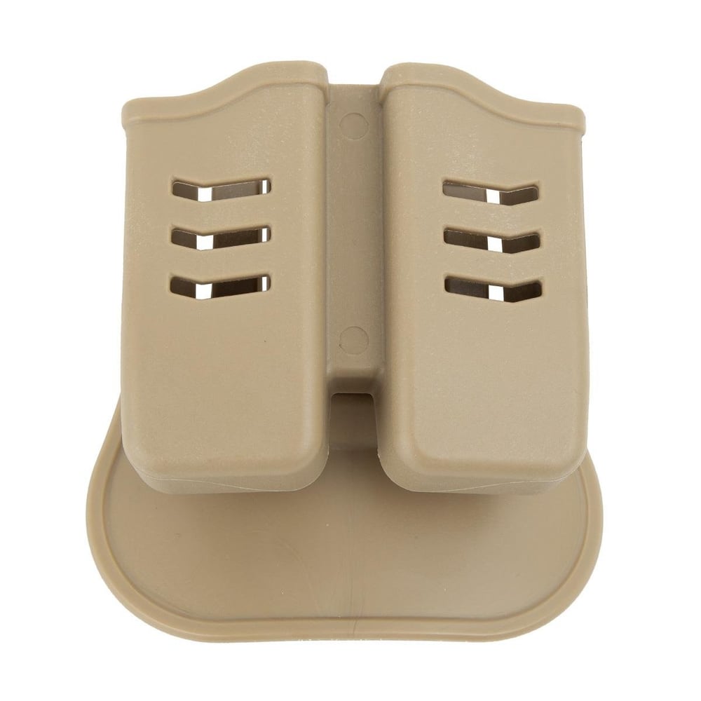 To Gun Holster Çiftli Polimer Taktik Şarjör Kılıfı Çöl Rengi