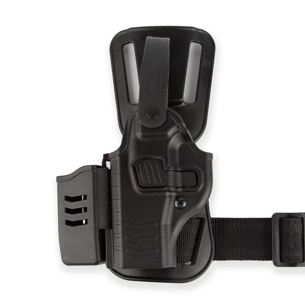 To Gun Holster Girsan MC 28 Şarjörlüklü Alçak Taşıma Tabanca Kılıfı Seviye 2 Siyah SOL EL