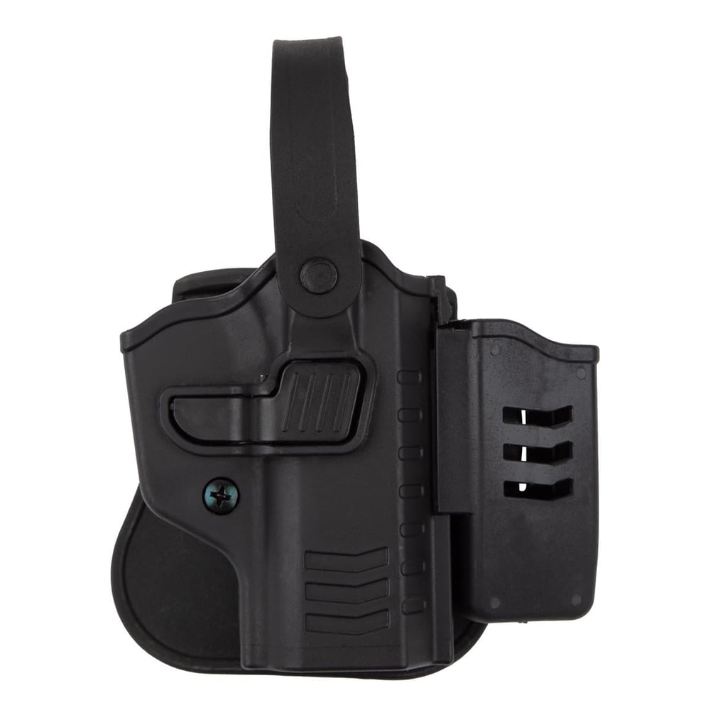To Gun Holster Sarsılmaz K2 9MM Tabanca Kılıfı Seviye 2 Önü Şarjörlüklü Siyah