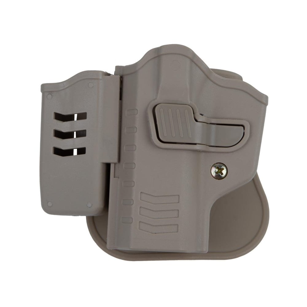 To Gun Holster Sarsılmaz P8L Tabanca Kılıfı Önü Şarjörlüklü Çöl Rengi SOL EL