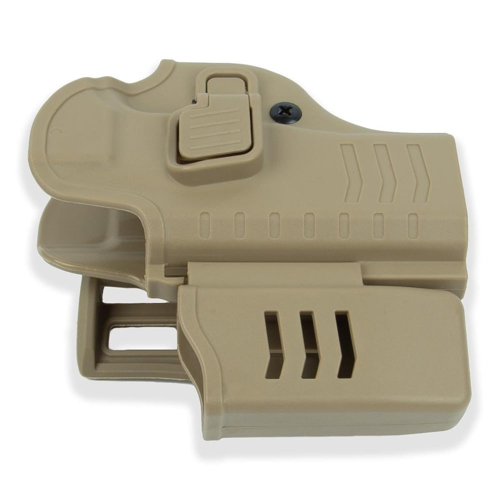 To Gun Holster Sarsılmaz SAR9 Mete Tabanca Kılıfı Önü Şarjörlüklü Çöl Rengi SOL EL