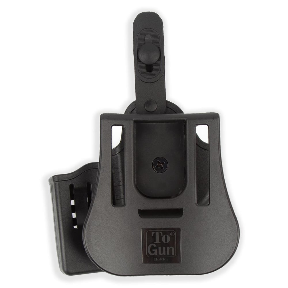 To Gun Holster Sarsılmaz SAR9 Tabanca Kılıfı Seviye 2 Önü Şarjörlüklü Siyah SAĞ EL