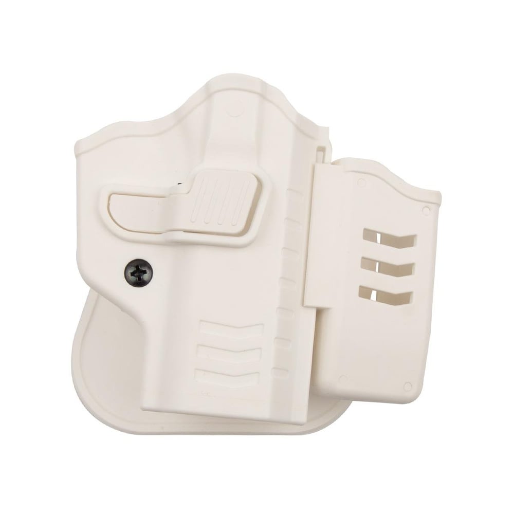 To Gun Holster Tisaş Zig 14 Tabanca Kılıfı Önü Şarjörlüklü Beyaz