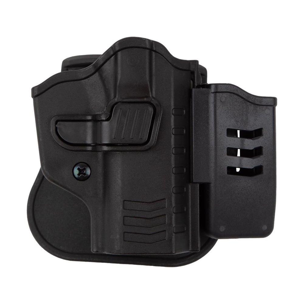 To Gun Holster Tisaş Zig 14 Tabanca Kılıfı Önü Şarjörlüklü Siyah