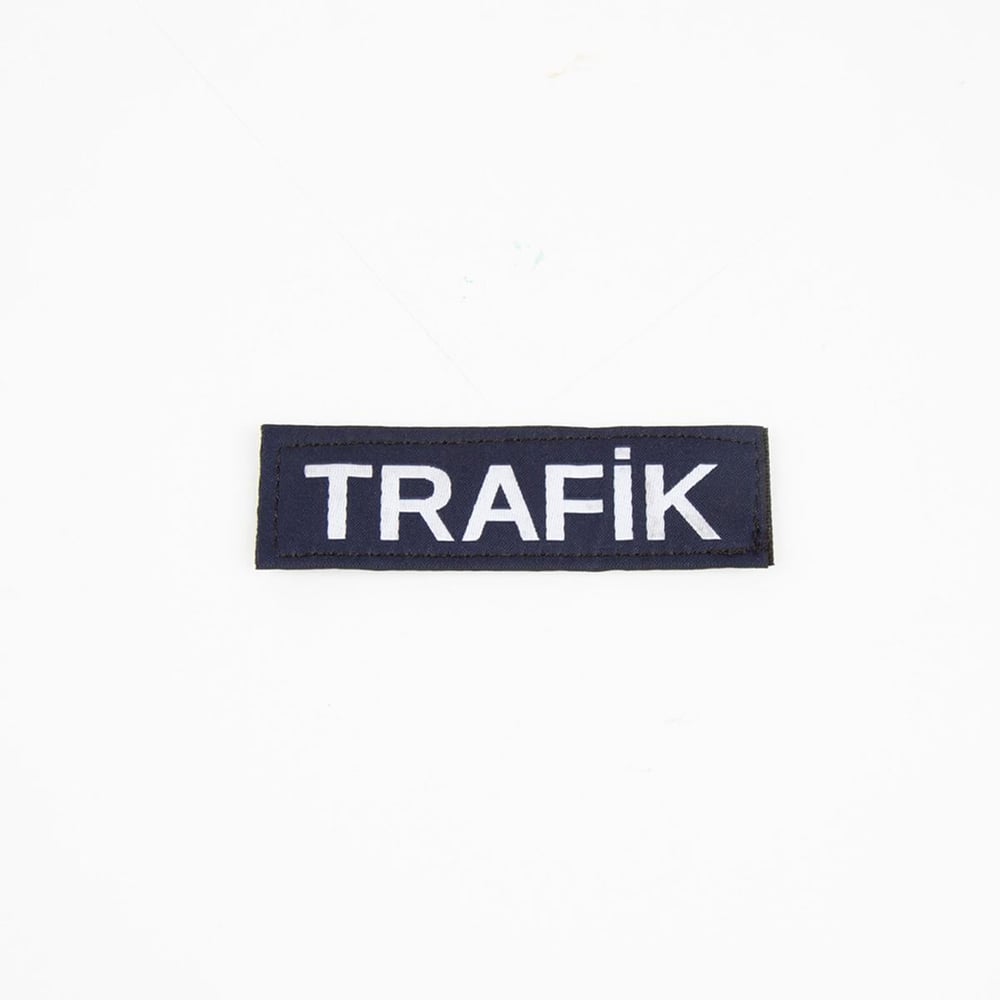 Trafik Cep Yazısı Lacivert Nakışlı