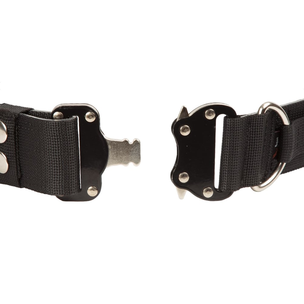 Tugan Çelik Tokalı Taktik Bükülmez Palaska-Siyah