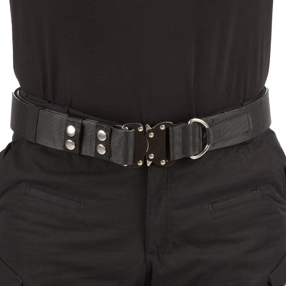 Tugan Çelik Tokalı Taktik Bükülmez Palaska-Siyah