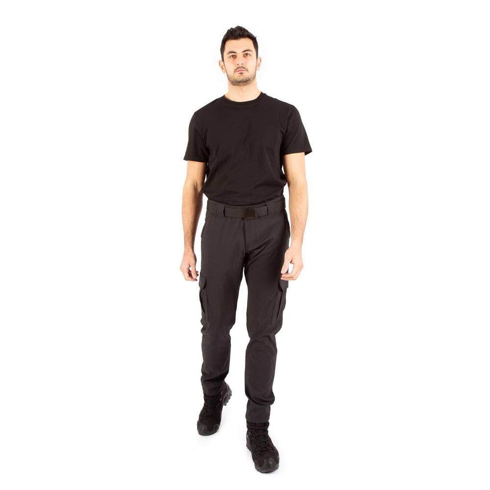 Tugan Taktikal Kargo Cepli Trekking Pantolon Siyah