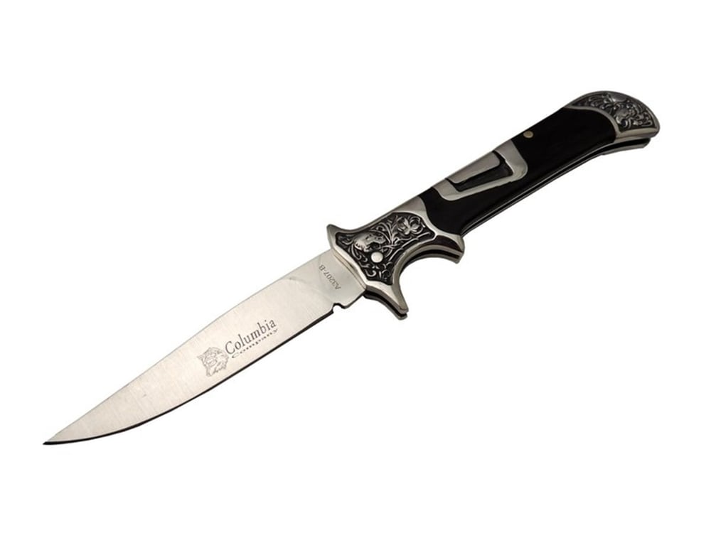 Tutmalı Çakı Desenli Columbia Siyah 23cm