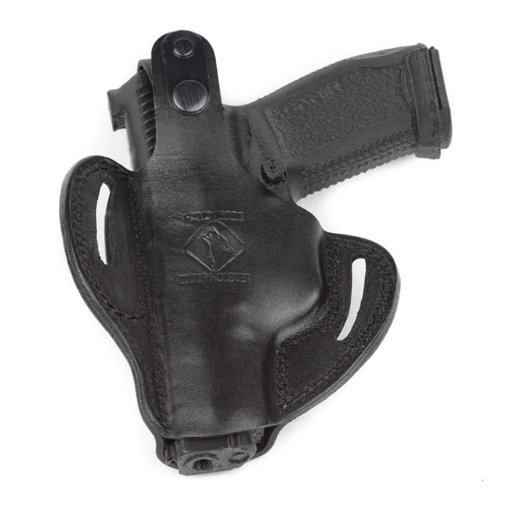 Wolf Holster Canik55 TP9 Deri Tabanca Kılıfı Tam Kelebek Siyah