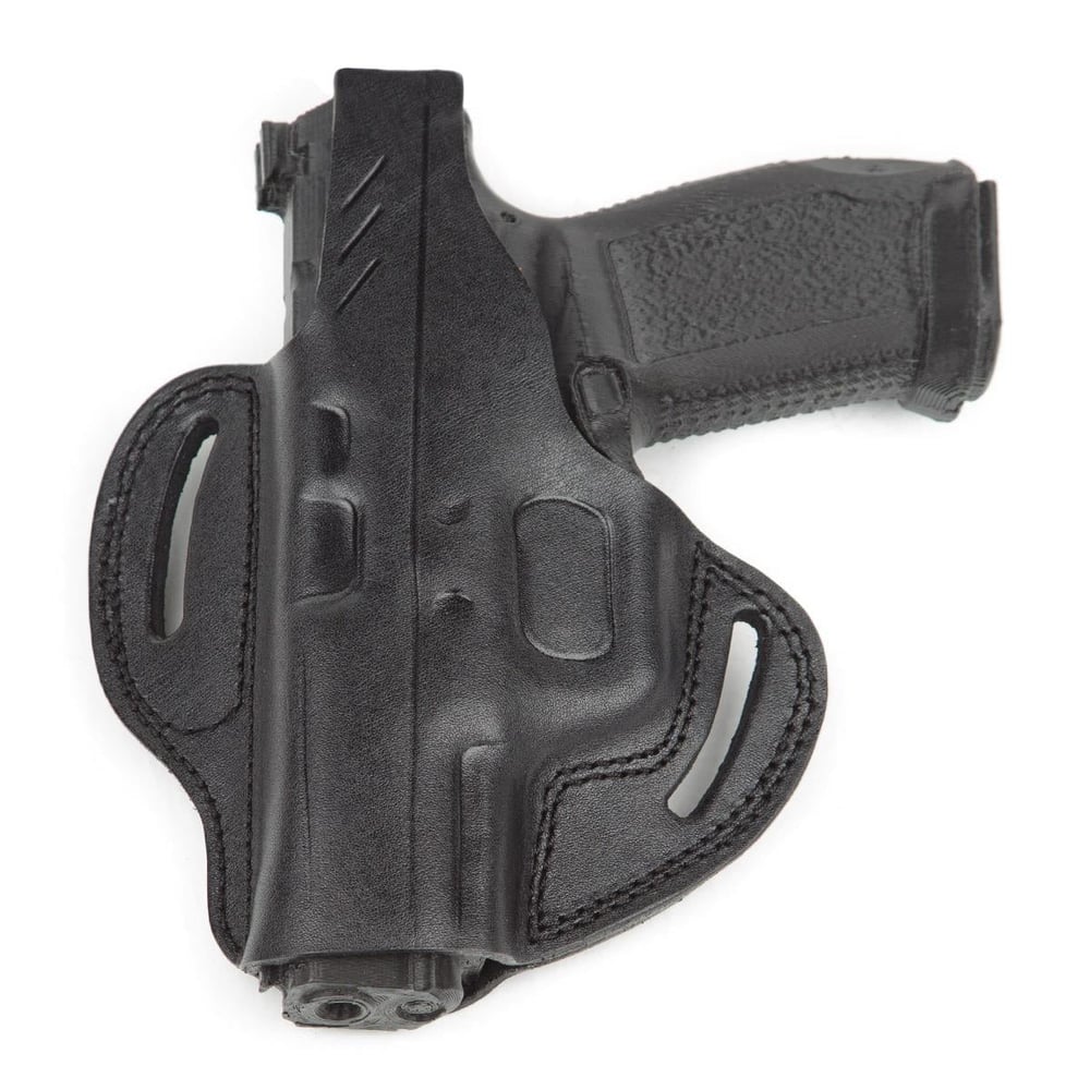Wolf Holster Canik55 TP9 Deri Tabanca Kılıfı Tam Kelebek SOL EL Siyah