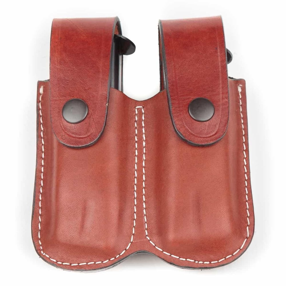 Wolf Holster Deri Şarjör Kılıfı Çiftli Maşasız Taba