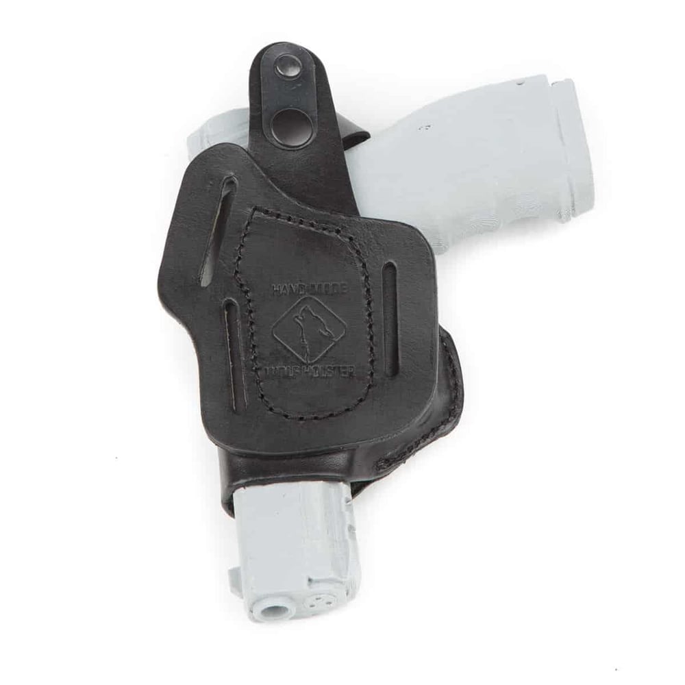 Wolf Holster Glock Deri Tabanca Kılıfı İç Dış Yarım Siyah