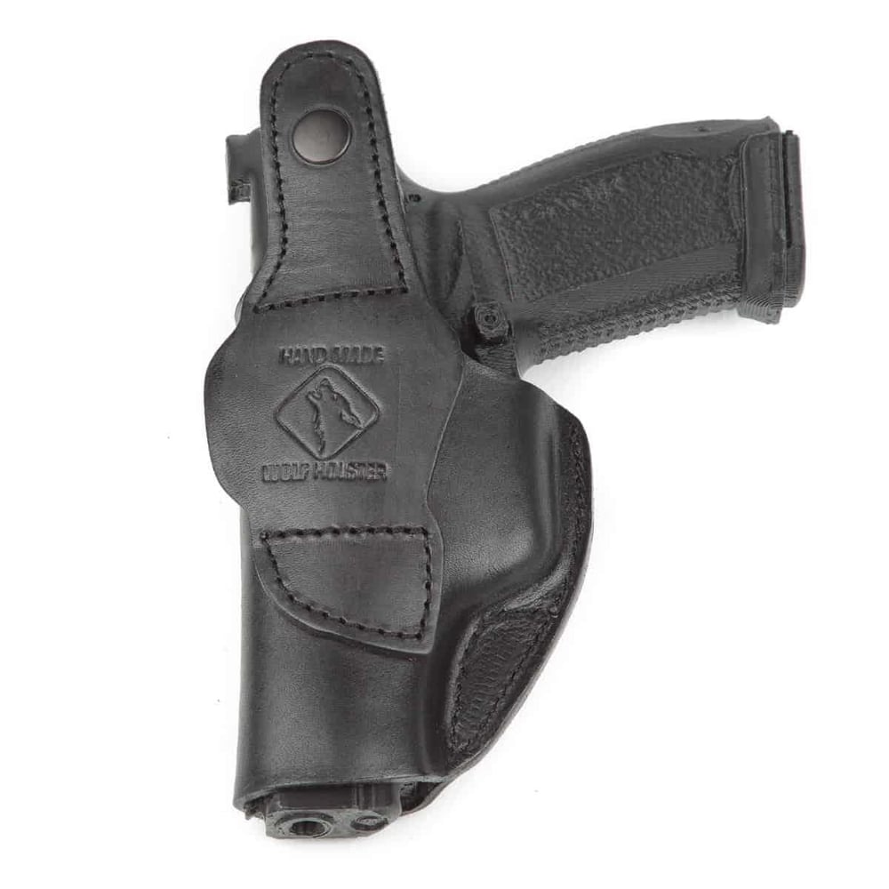 Wolf Holster Glock Deri Tabanca Kılıfı İç Dış Tam Siyah