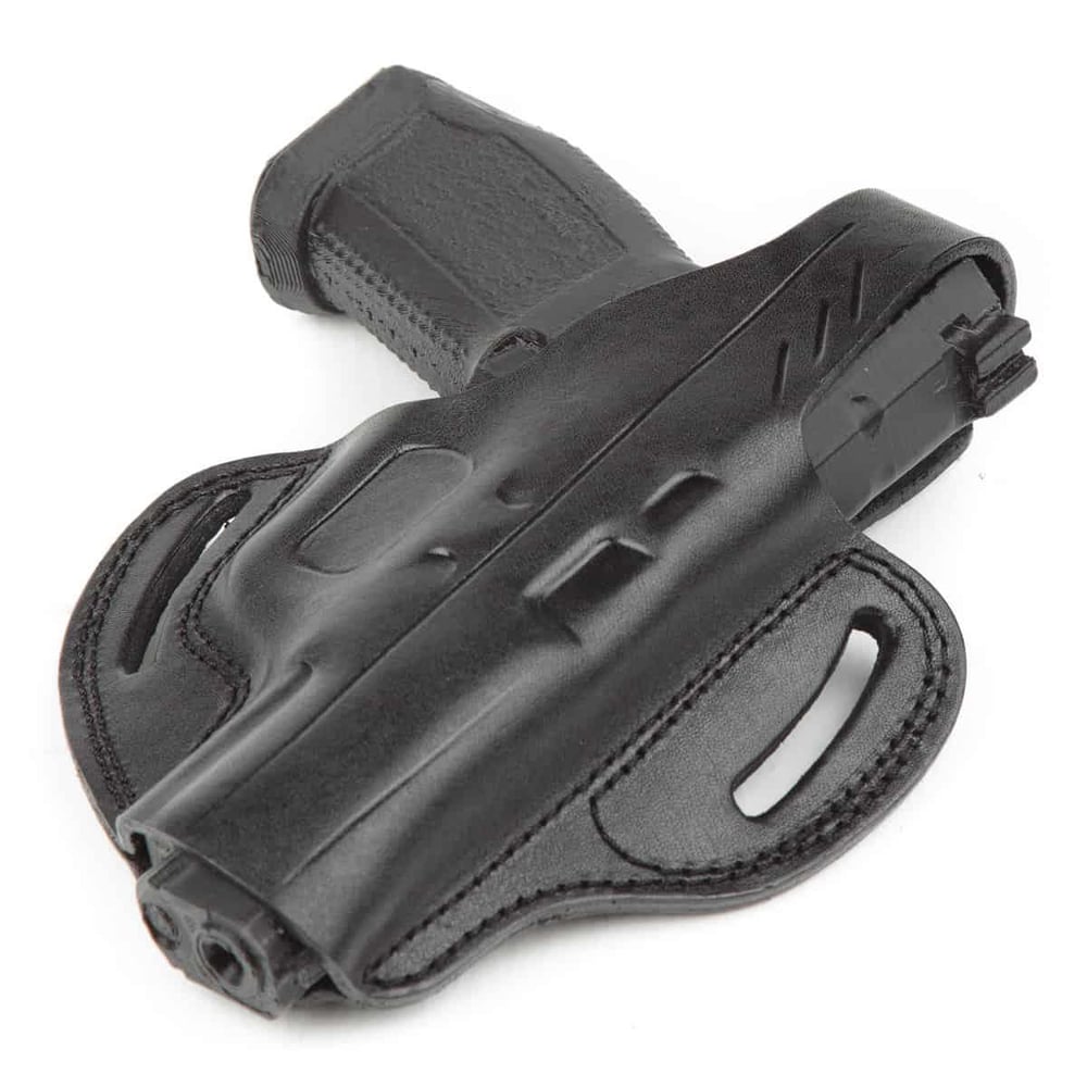 Wolf Holster Sarsılmaz Deri Tabanca Kılıfı Tam Kelebek Siyah