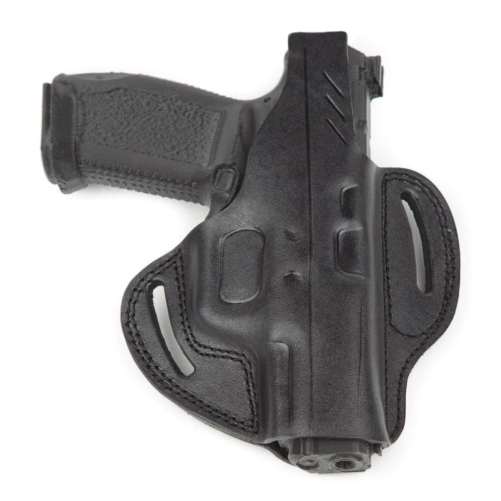 Wolf Holster Tisaş Zig14 Deri Tabanca Kılıfı Tam Kelebek Siyah