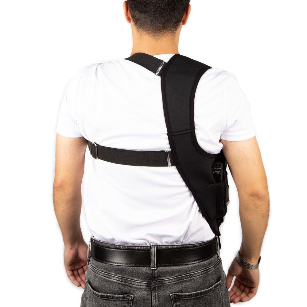 Zeytin Dalı Koltuk Altı Tabanca Kılıfı Sol El Siyah