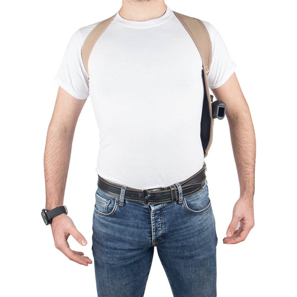 Zeytin Dalı Koltuk Altı Tabanca Kılıfı Bej