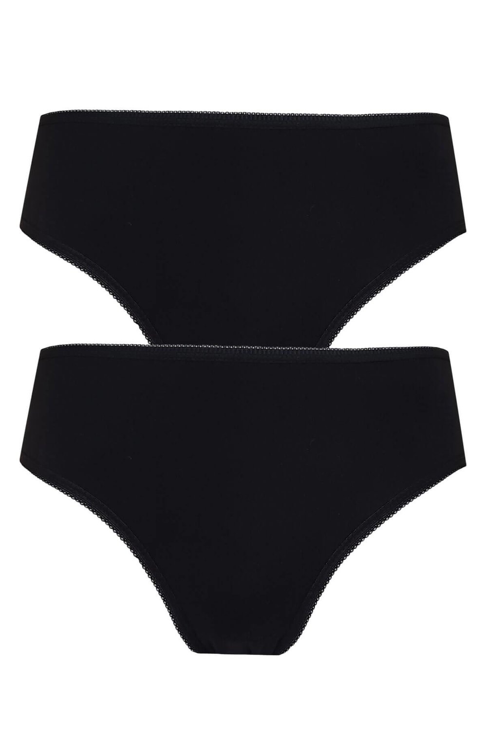 2li Kadın Orta Yüksek Bel Bikini İnce Lastik Pamuklu Ekonomik