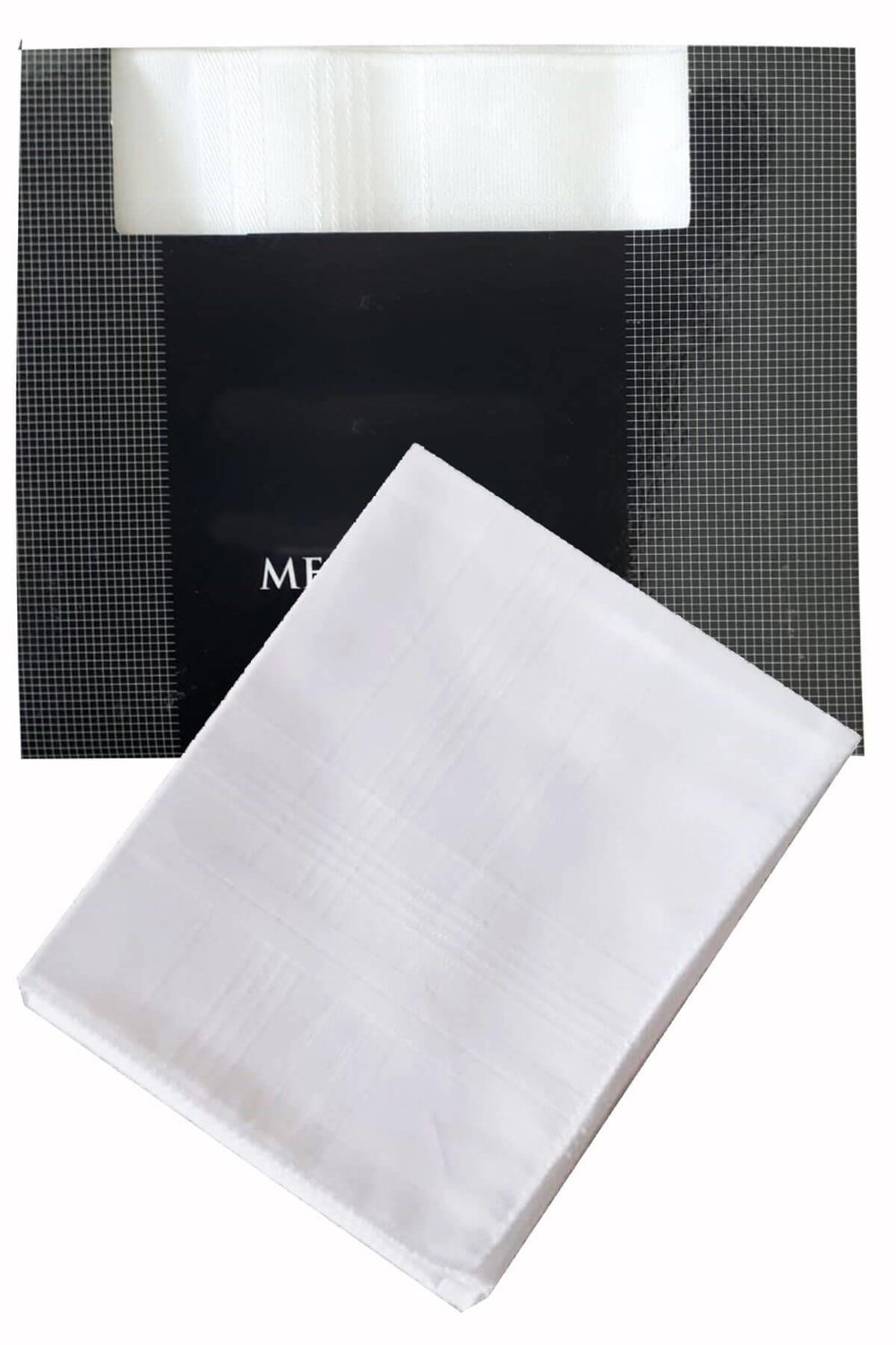 3’lü Özel Paket Premium Erkek Mendil Seti  %100 Pamuk 42x42 cm
