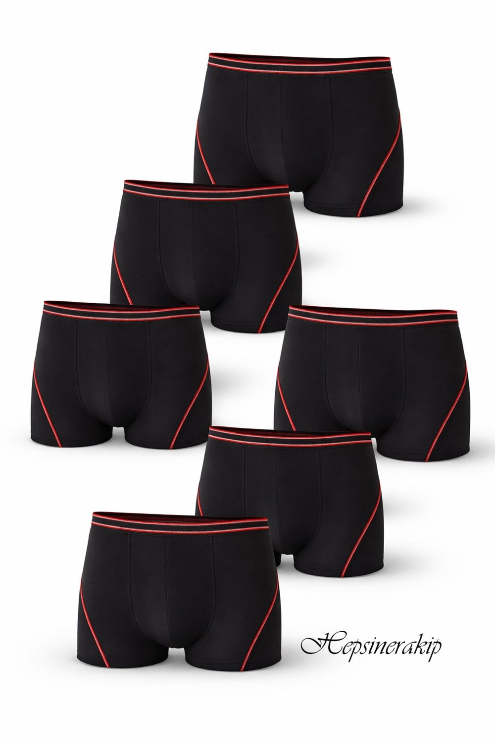 6 lı Tutku Erkek Çocuk Boxer Pamuklu Elastan TEC0133