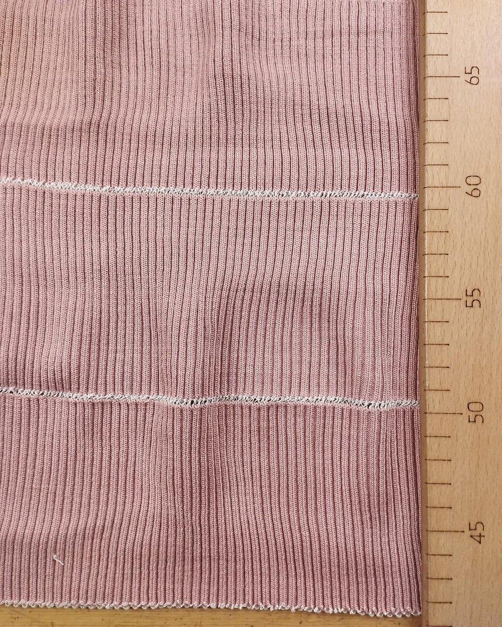 Ribana Beden Pastel Pembe Gül Kurusu (1 adet=5 adet ribana) En: 104 cm