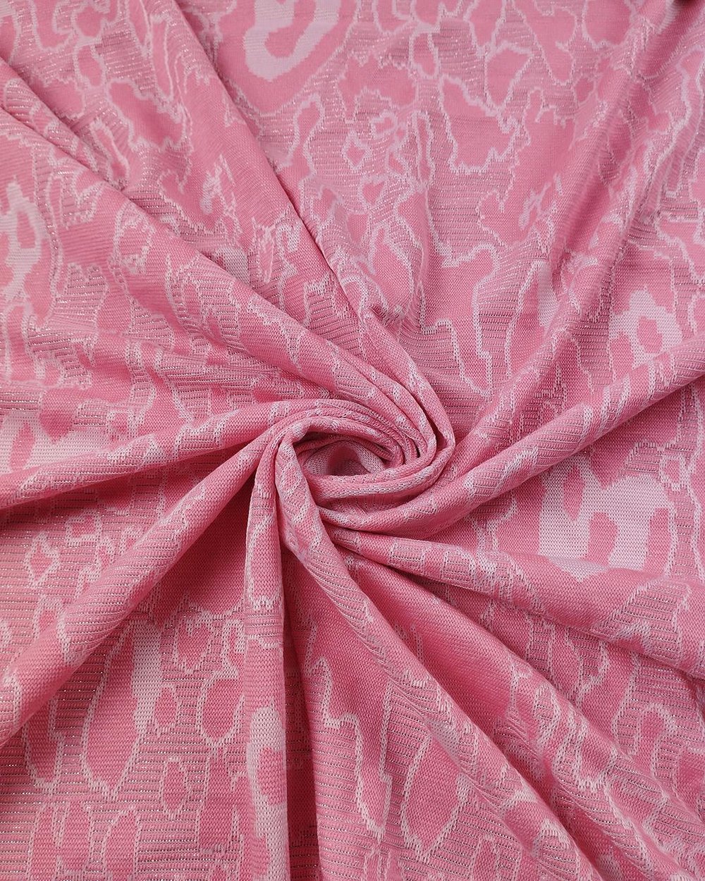 Simli Örme Pembe Lame Renklerde (En 165 cm x Boy 175 cm)