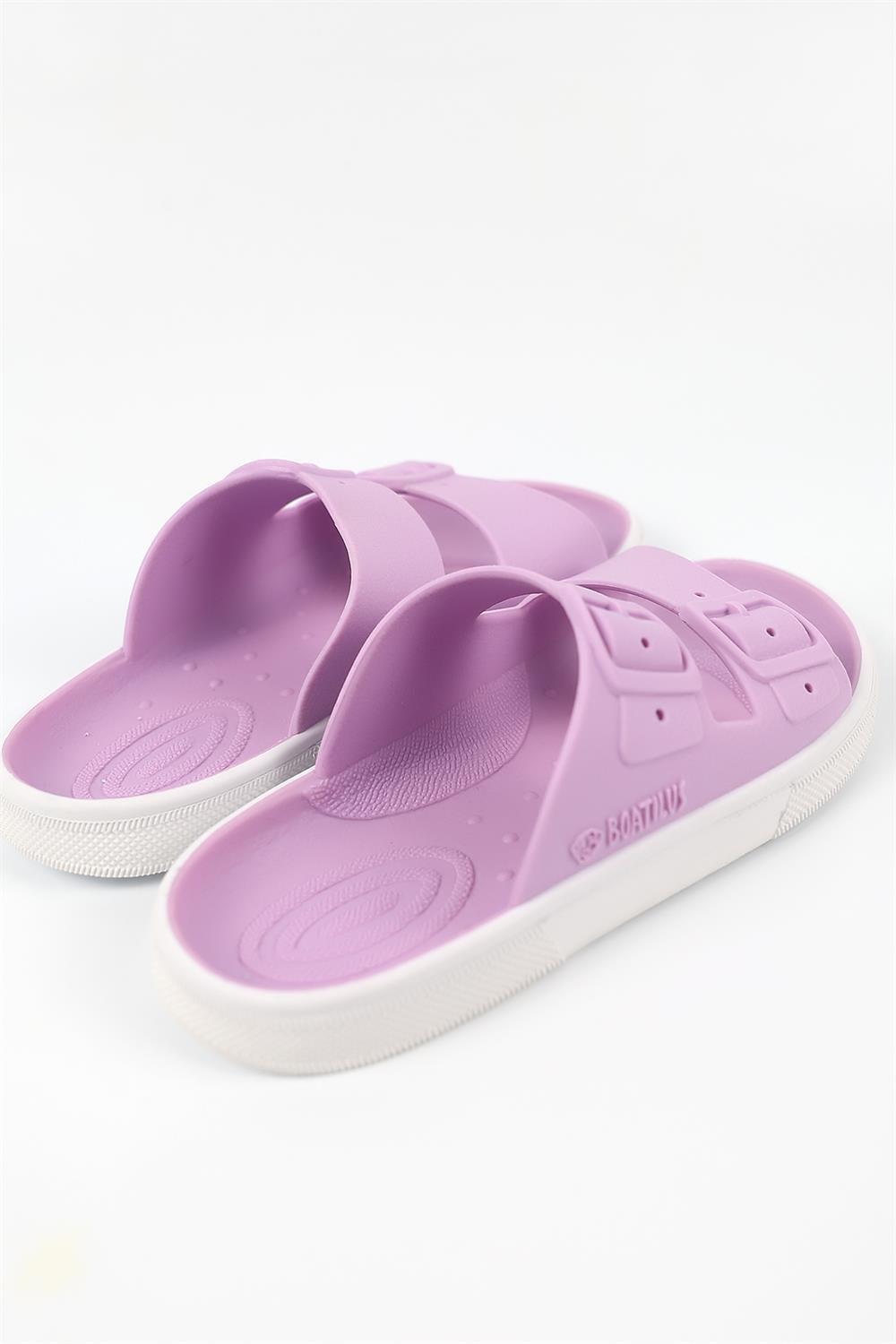 Boatilus Rocksy-F  Lilac/White Kız Çocuk Terlik