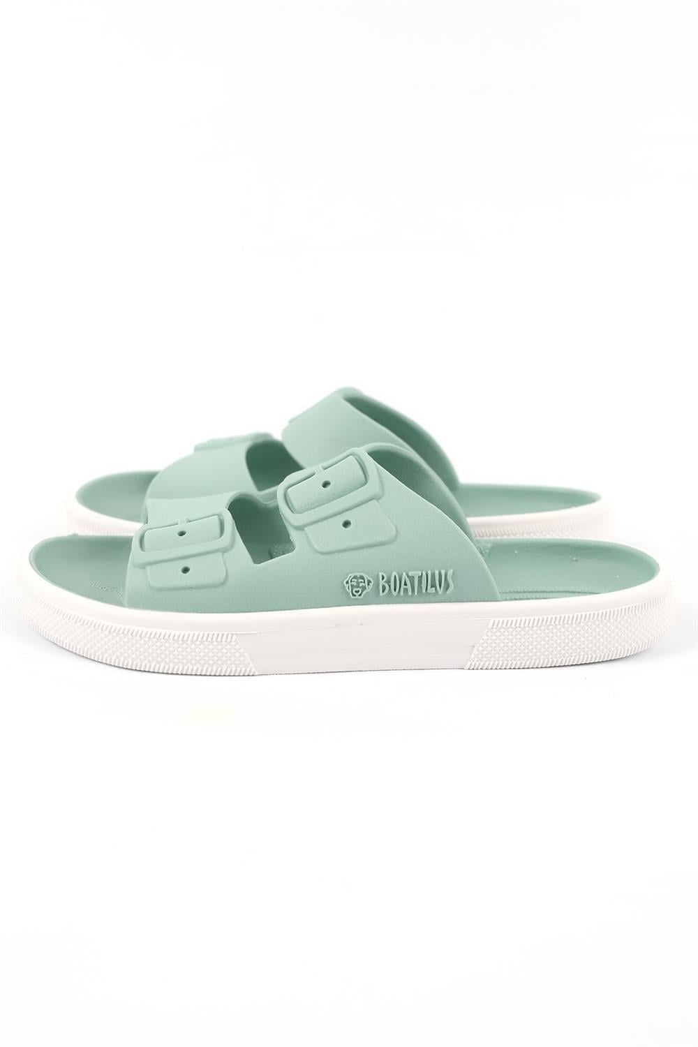 Boatilus Rocksy-F PastelGreen/White Çocuk Terlik