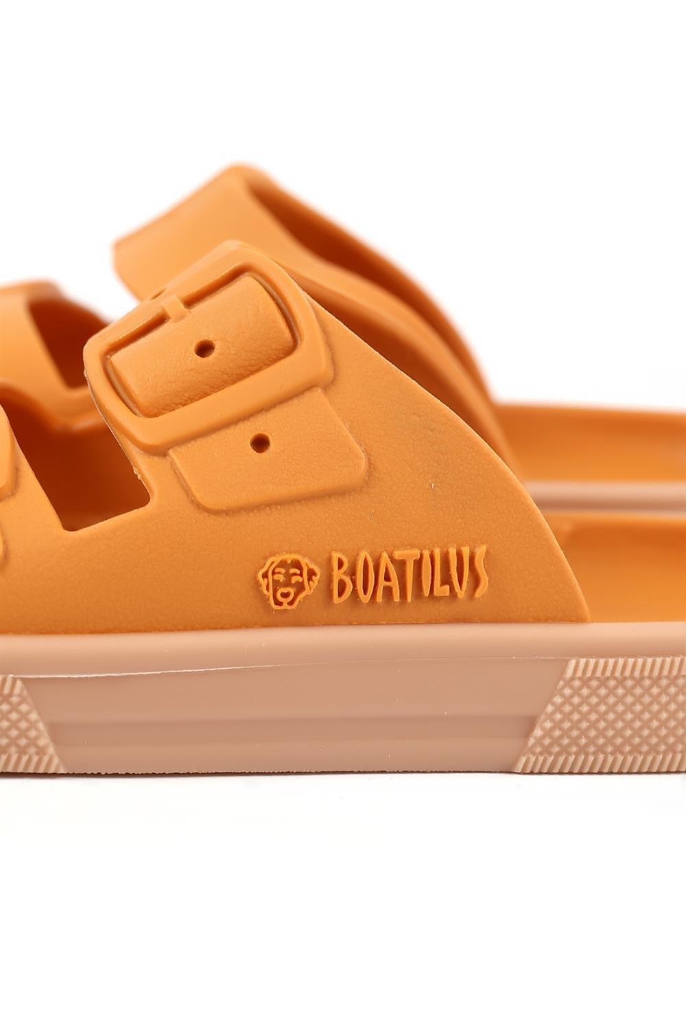 Boatilus Rocksy-F Pumpkin/Beige Çocuk Terlik