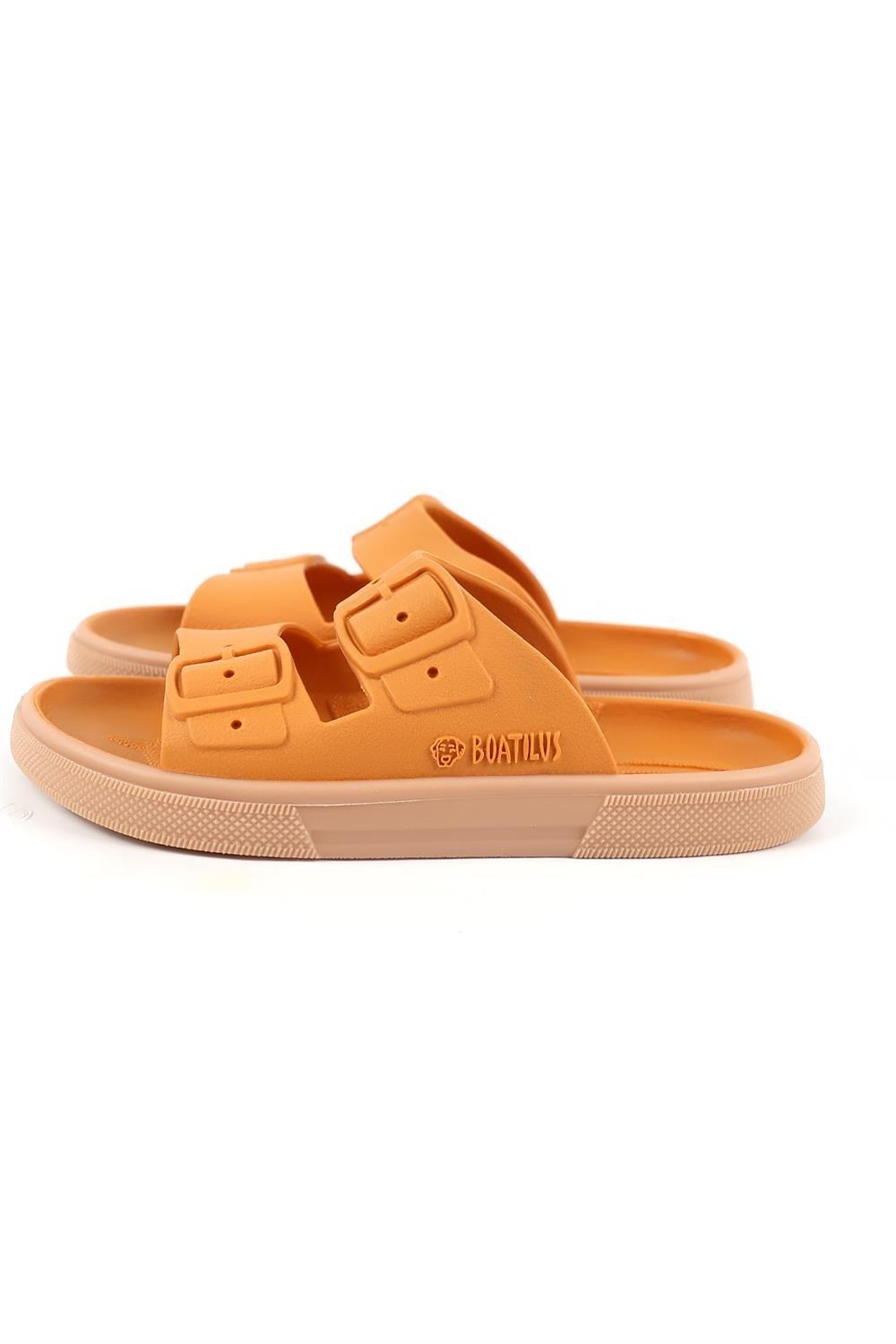 Boatilus Rocksy-F Pumpkin/Beige Çocuk Terlik