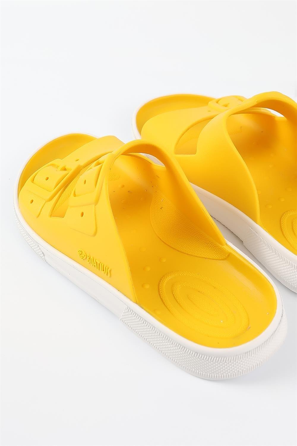 Boatilus Rocksy-F Yellow/White Çocuk Terlik