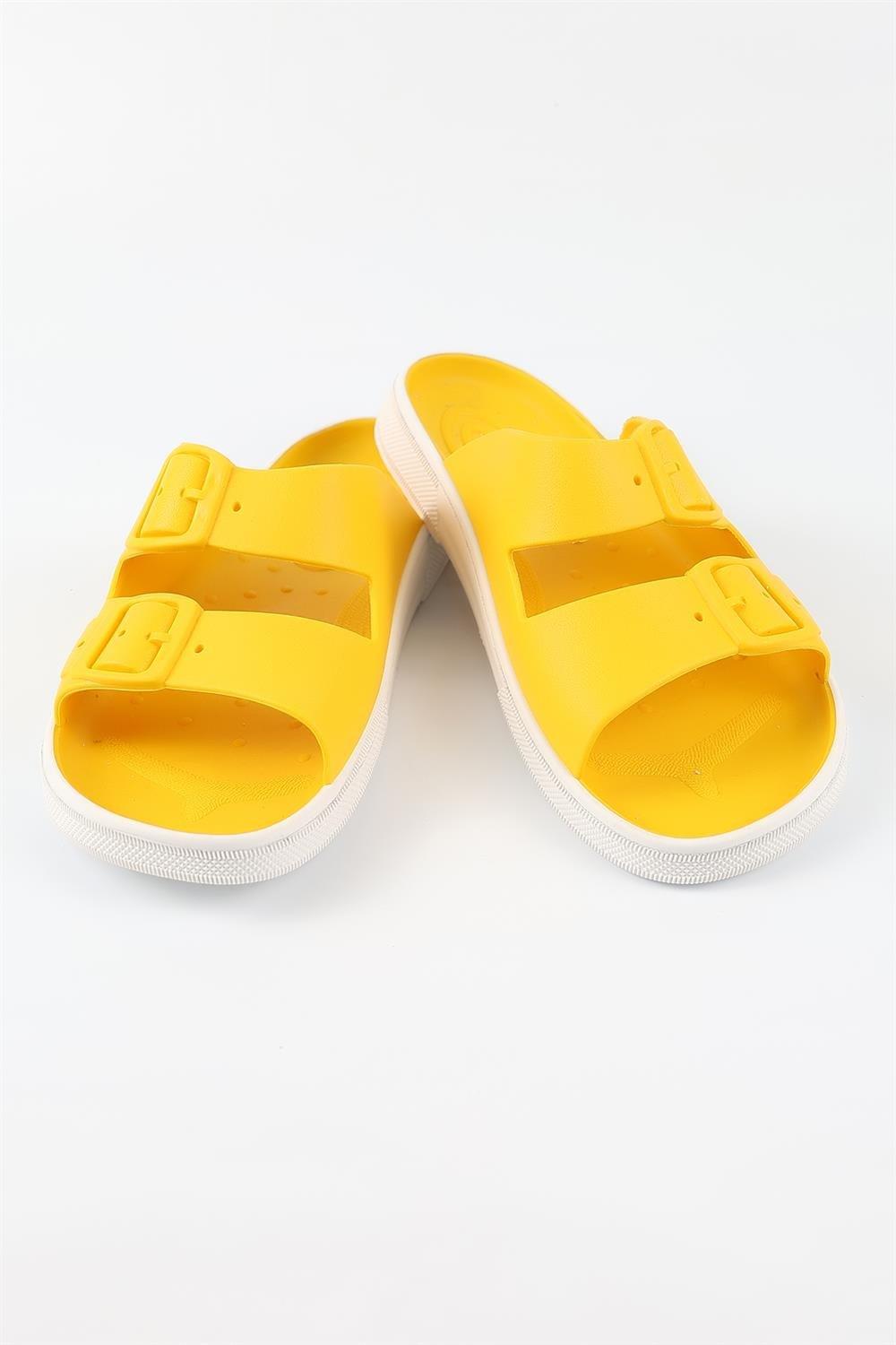 Boatilus Rocksy-F Yellow/White Çocuk Terlik