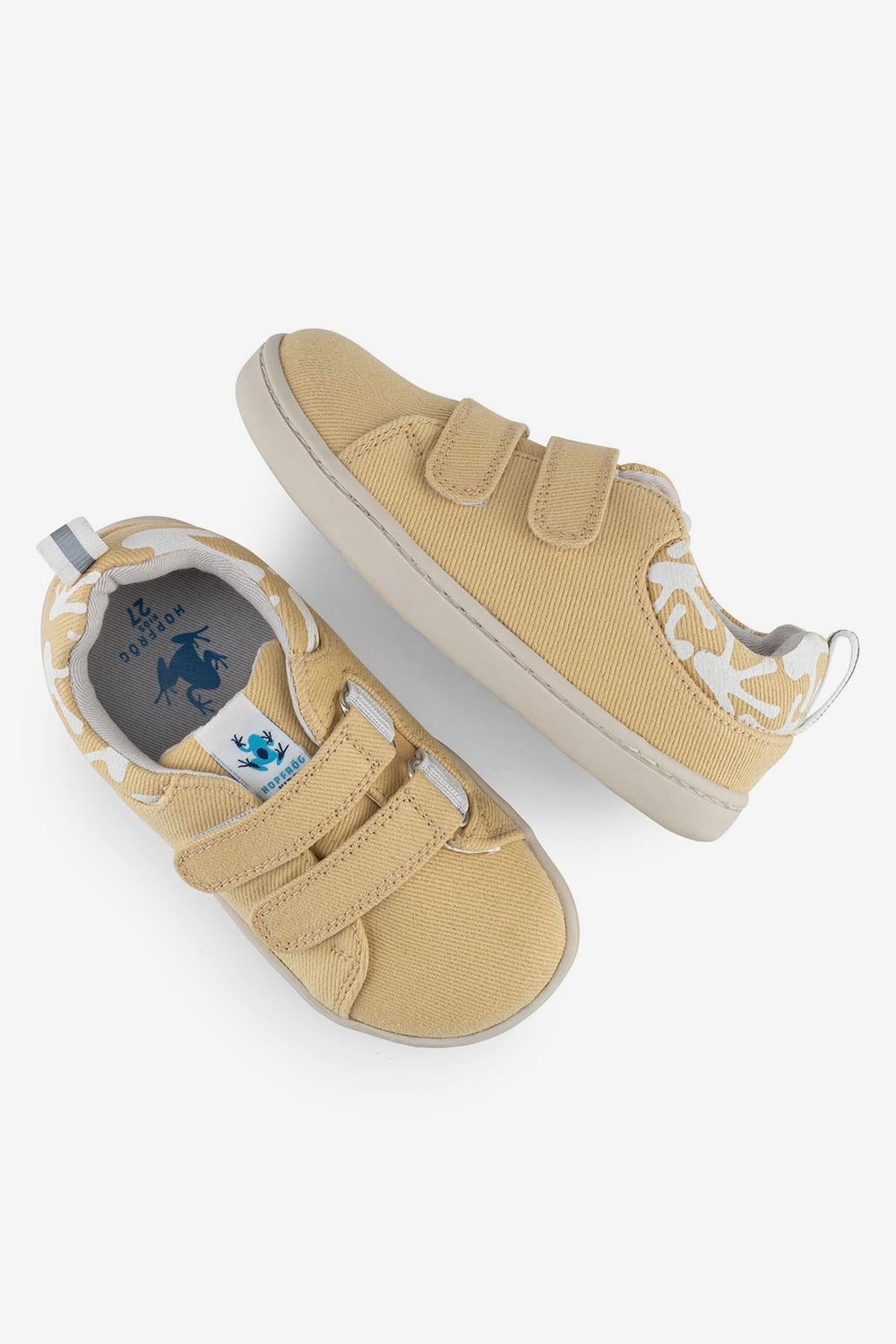 Smart Walker Recycled Canvas Eco Yellow Barefoot Kids Shoes