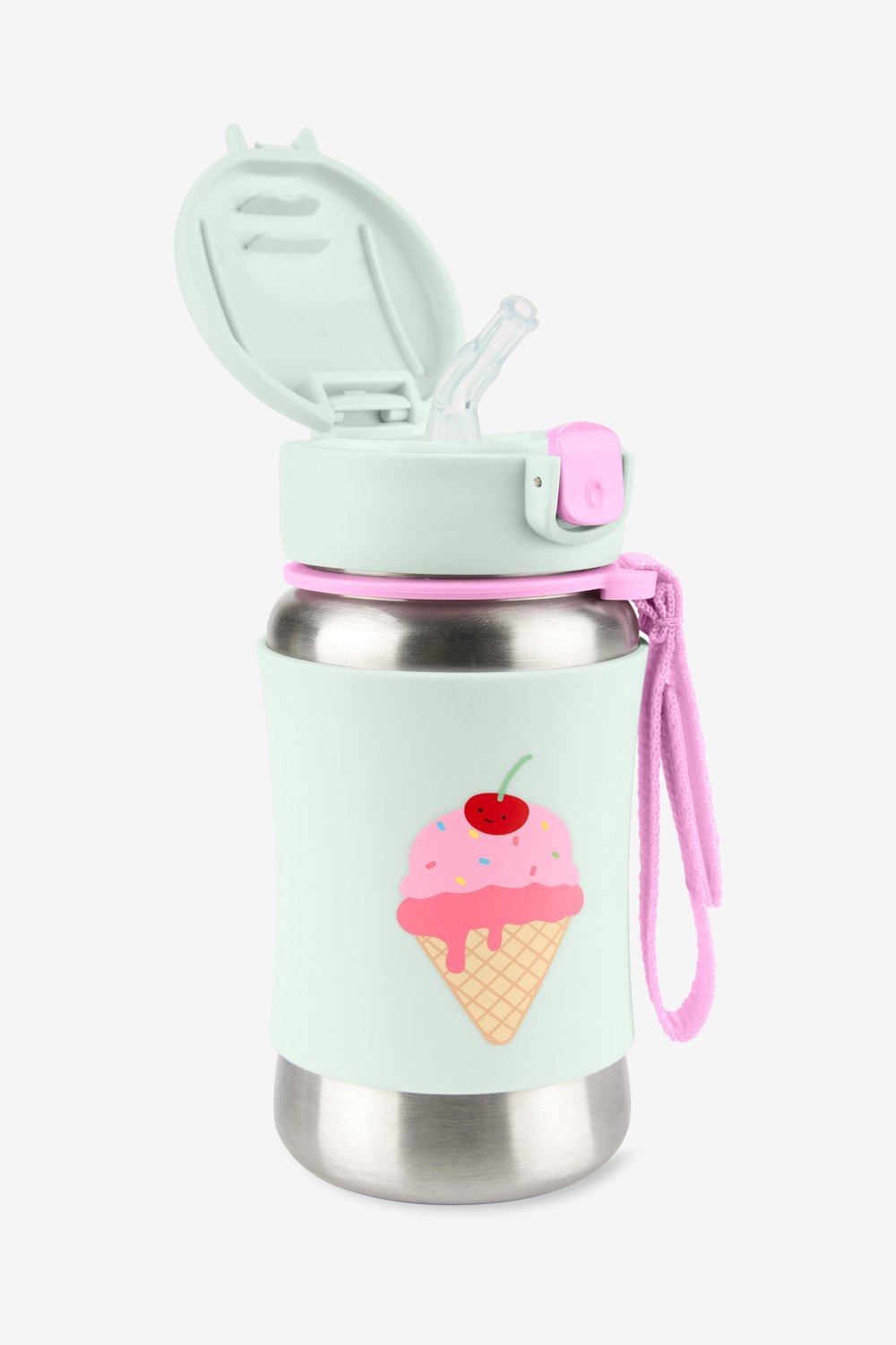 Spark Style Stainless Steel Straw Bottle Ice cream