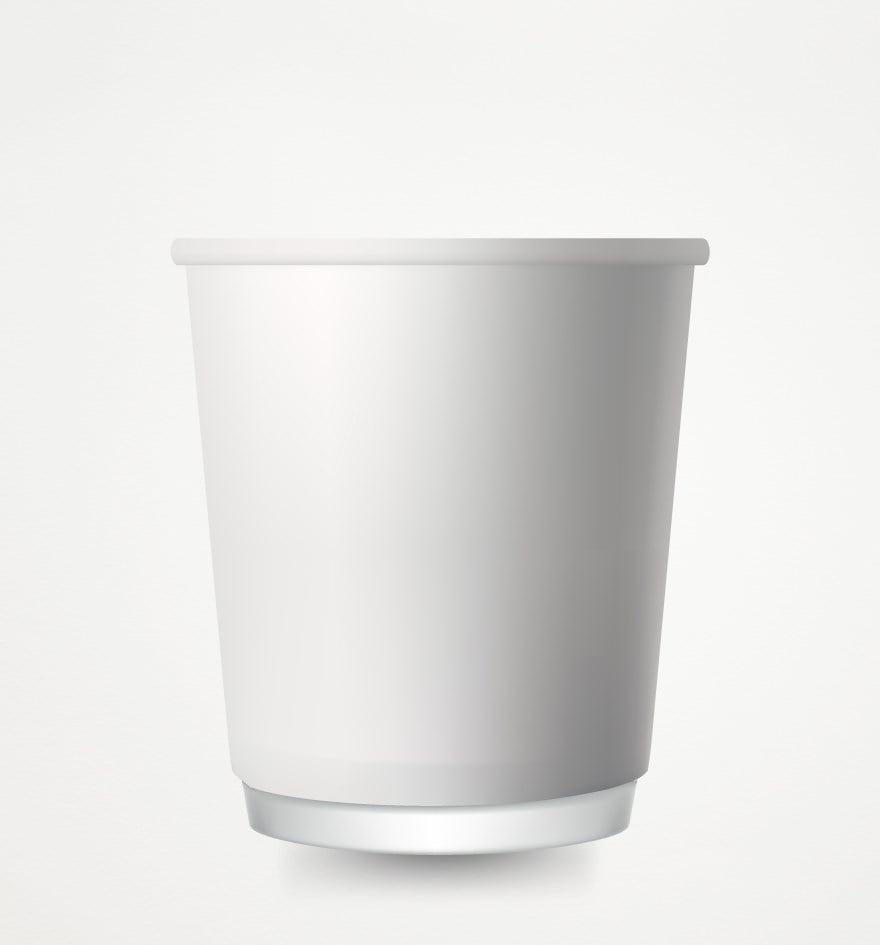 Arn 8 oz Double Wall Karton Bardak Beyaz 25'li