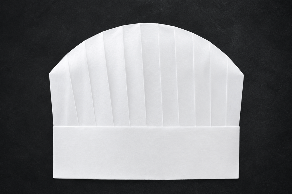 Aşçı Kepi Tela 24 cm 10'lu