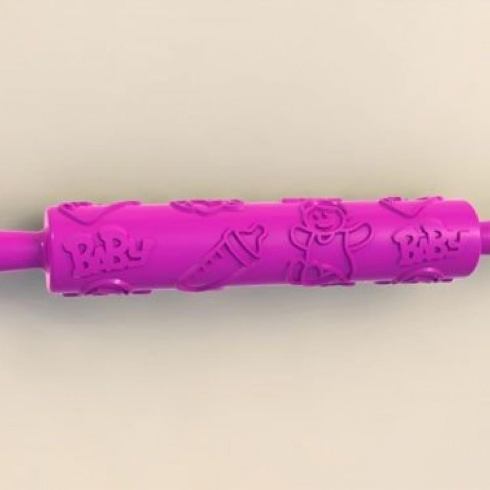 Bebek Desenli Pembe Merdane