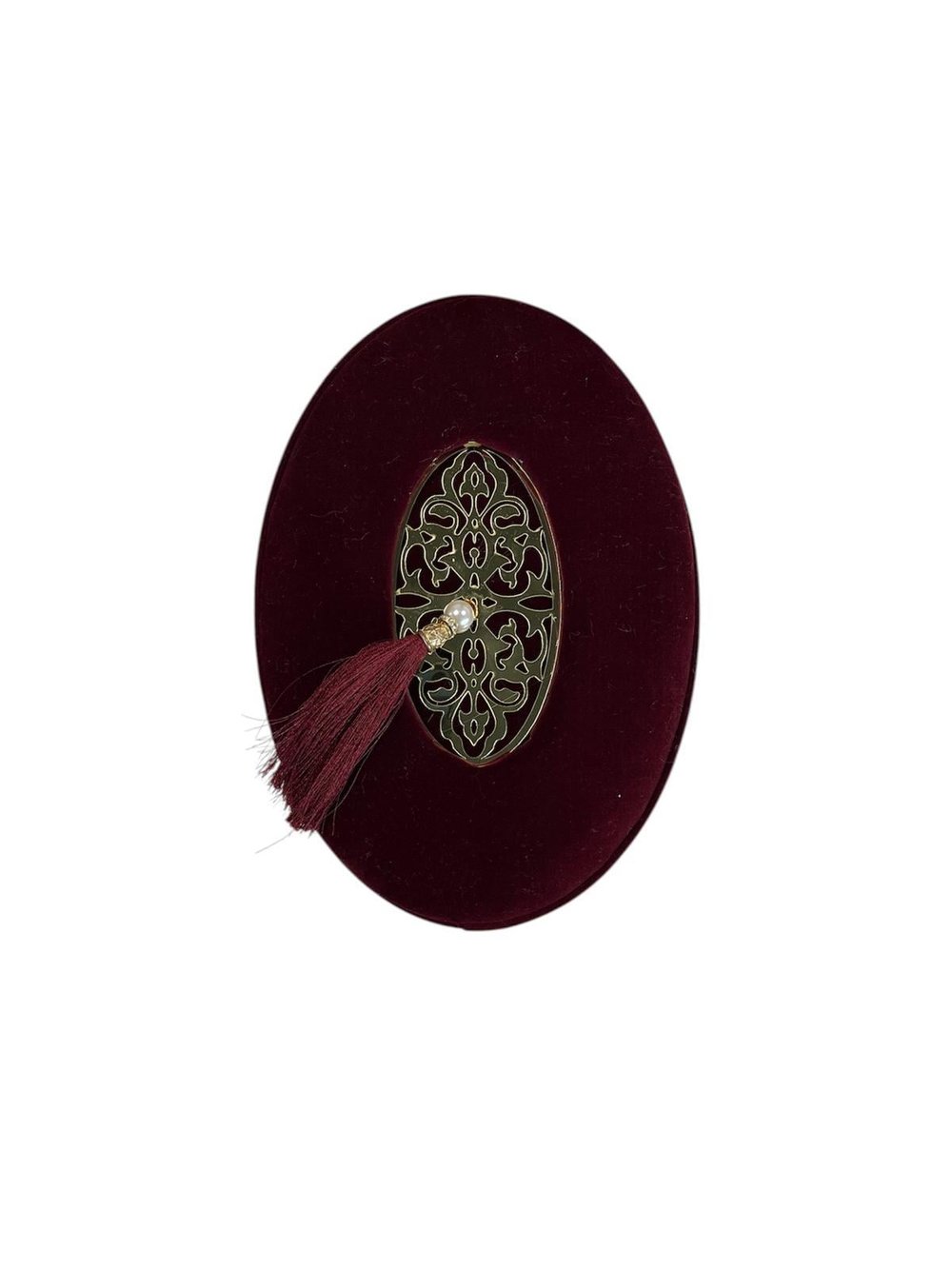 BER-691 Çikolata Kutusu Çırağan Serisi Oval Bordo
