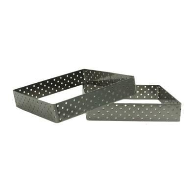 Delikli Kare Turta Halkası 8 Cm