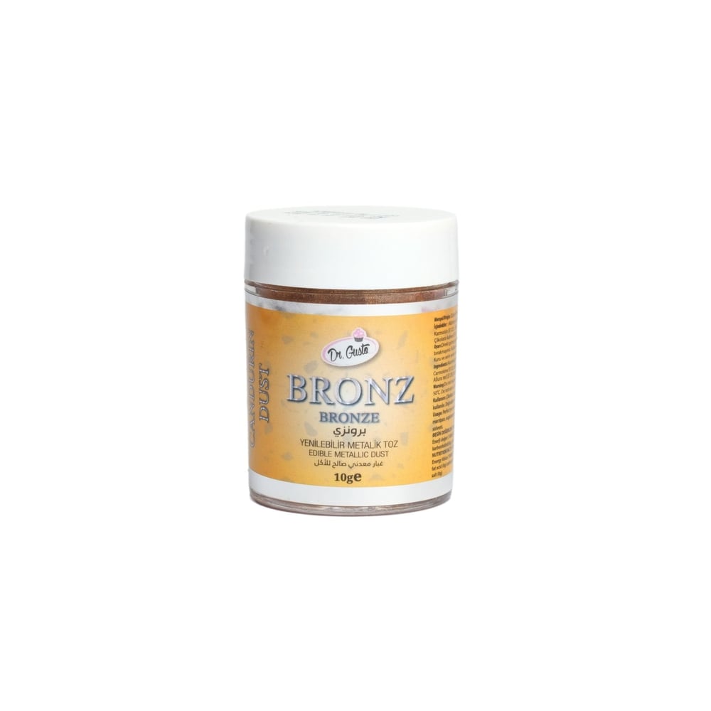 Dr.Gusto Yenilebilir Metalik Bronz Toz Boya 10 gr
