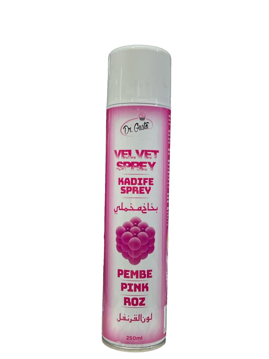 Dr.Gusto Kadife Sprey Boya Pembe 250 ml