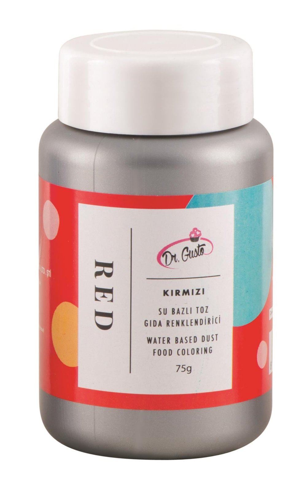 Dr.Gusto Su Bazlı Kırmızı Toz Boya 75 gr