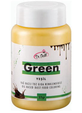 Dr.Gusto Yağ Bazlı Yeşil Toz Boya 25 gr
