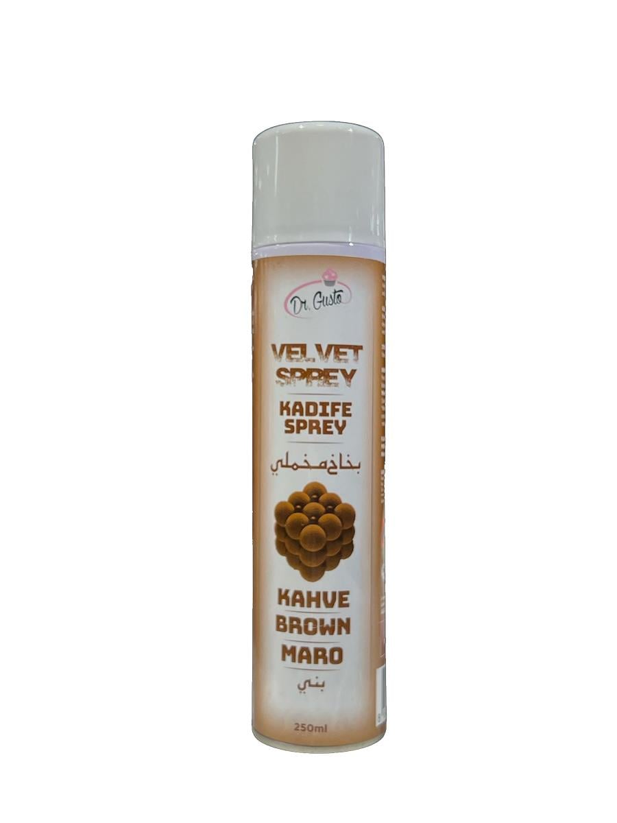 Dr.Gusto Kadife Sprey Boya Kahve 250 ml