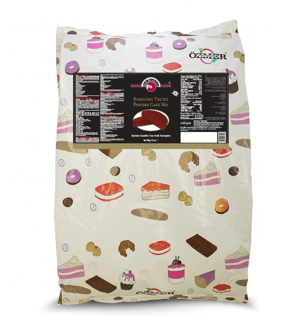 Fo Çilek A. Red (Kırmızı) Velvet Kek Karışımı 10 kg