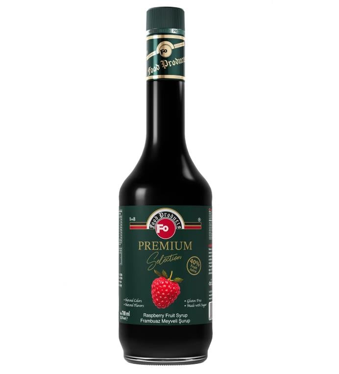 Fo Frambuaz Aromalı Kokteyl Şurup - Premium 700 ml